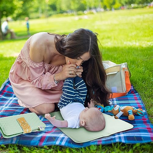 Miniatura 3 de Jubi Bolsa Pañales Bebé Con Cambiador Portátil Compacta, Gran Capacidad, Organizador Práctico Para Viaje Y Carrito