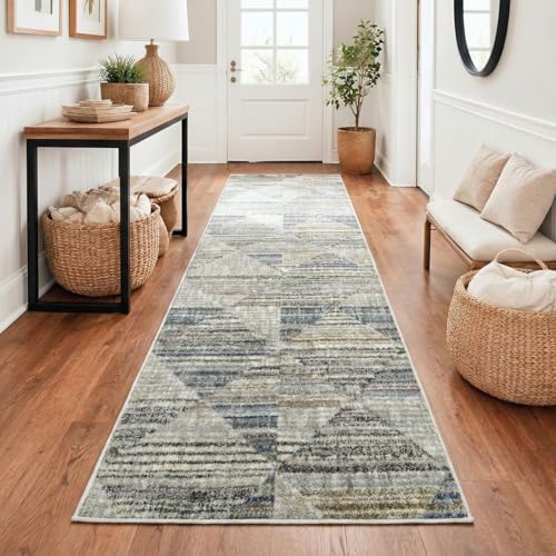 Well Woven Washable Runner Rug 2x9 - Knoll Modern Plush