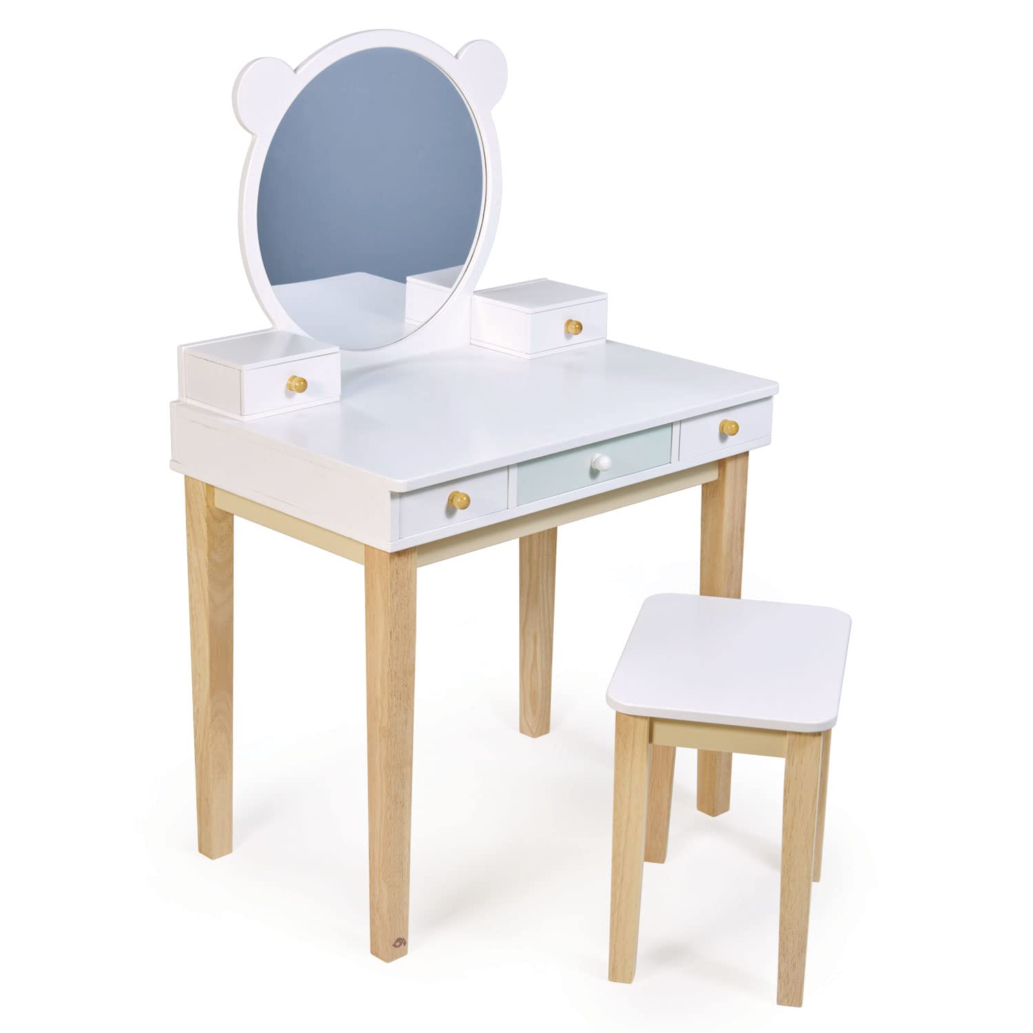 Tender Leaf Toys - Forest Dressing Table - Stunning Wooden Dressing Table and Stool Set - Storage Galore with Large Mirror... - Review, Price and Buying Guide