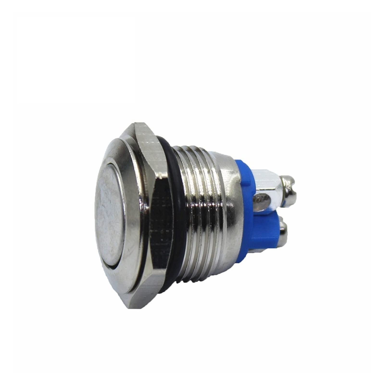 Micro-interrupteur bouton métal 16mm pour moderniser le démarrage d'un tableau de bord de bateau étanche