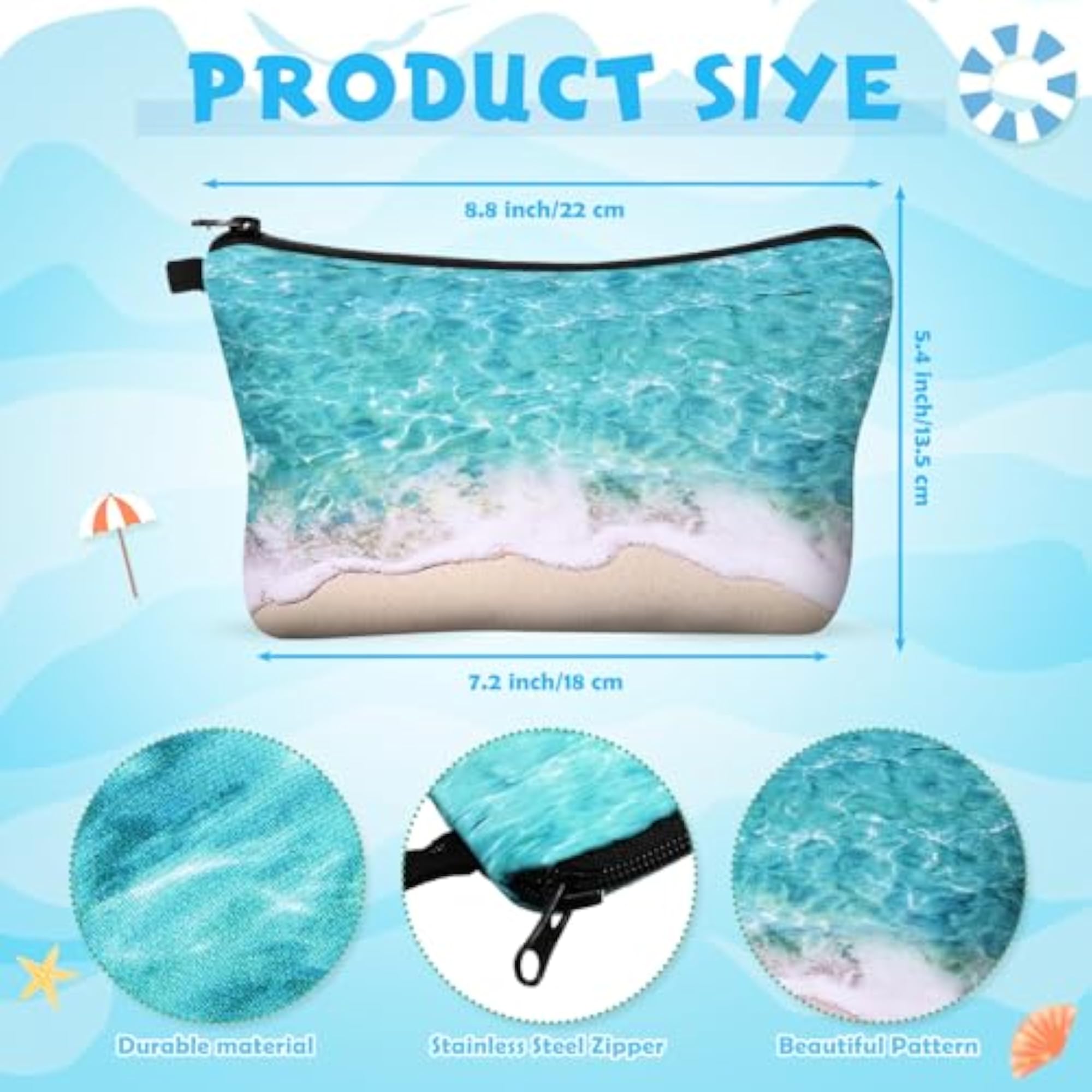2 Pcs Beach Gifts for Women Summer Gift Set