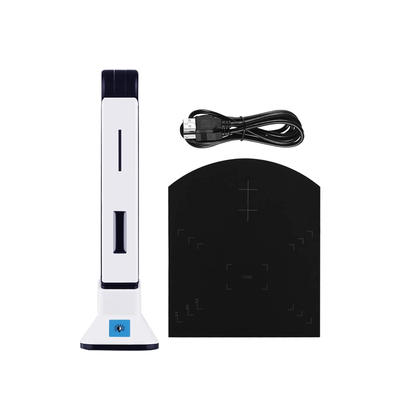 Escáner portátil, Bk50 Portátil 10 Mega-Pixel Book Scanner Tamaño A4 Document Cámara for el escáner de reconocimiento Archivos