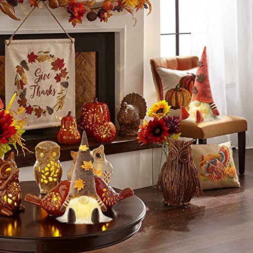 Gehydy Decorazioni Autunnali Gnomi Set di 2