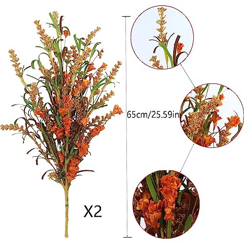 CISDUEO-2-Pcs-Artificial-Fall-Flowers-for-Decoration-Fall-Bouquet-Artificial-Flowers-Dried-Floral-Arrangement-Faux-Fall-Flower-Bouquets-Greenery-for-Autumn-Thanksgiving-Table-Centerpieces-Fall-Decor CISDUEO 2 Pcs Artificial Fall Flowers for Decoration Fall Bouquet Artificial Flowers Dried Floral Arrangement Faux Fall Flower Bouquets Greenery for Autumn Thanksgiving Table Centerpieces Fall Decor