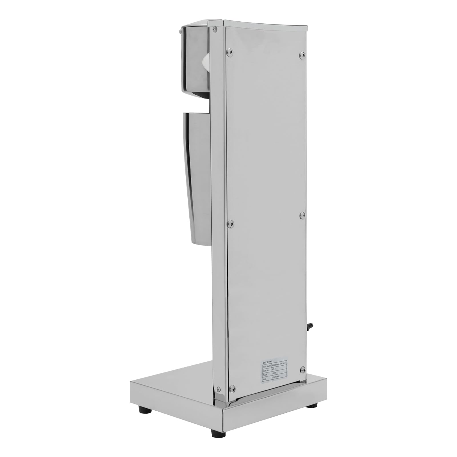 Frullatore elettrico da 180 W, 650 ml, per frullati, cocktail, frappè, mixer per bevande con doppio disco di miscelazione, in acciaio inox, per negozi di tè al latte, caffè