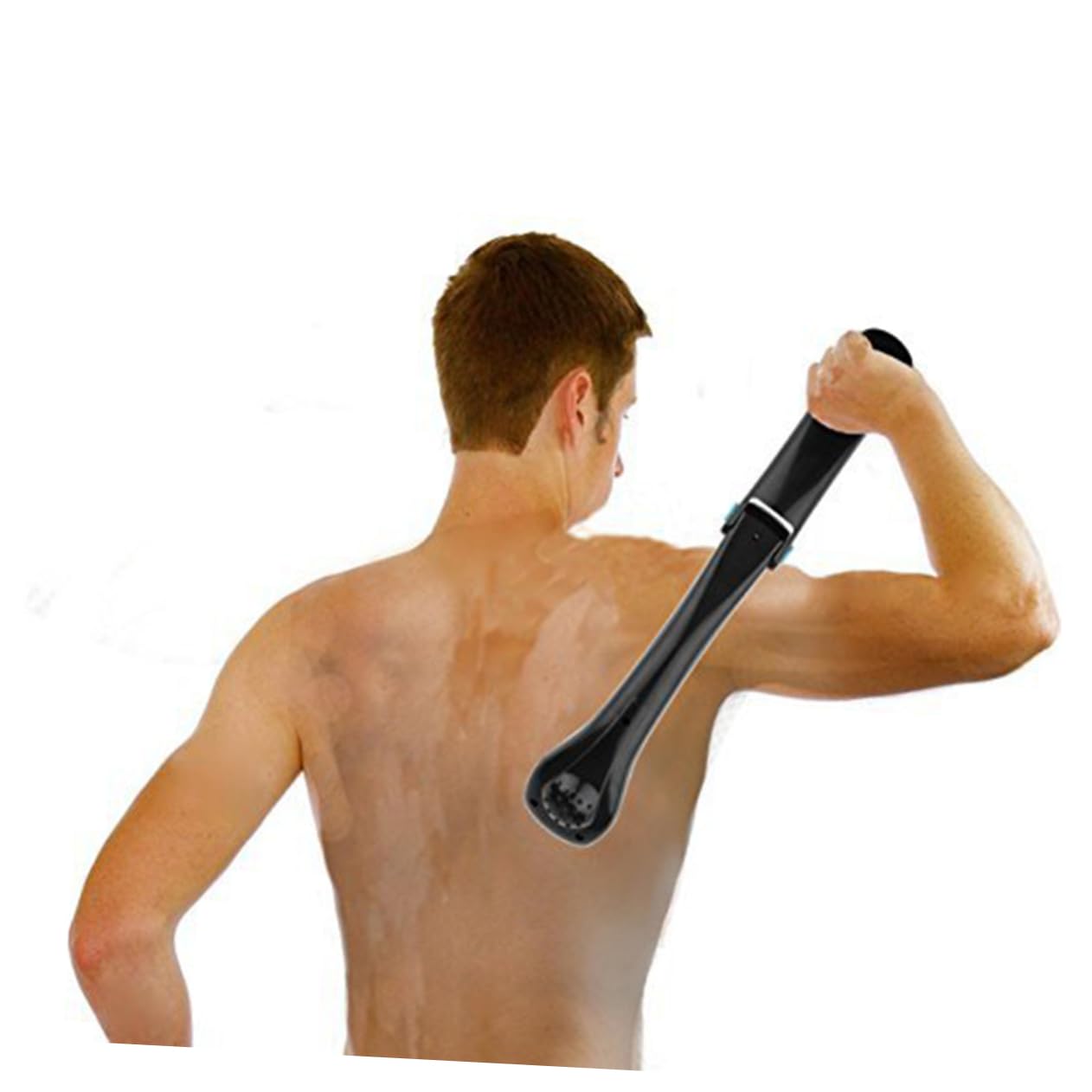 Depiladora de Espalda para Hombres, Negra Afeitadora Corporal Eléctrica