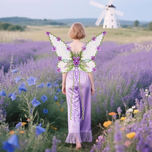 Ailes de fée accessoire de fête et costume d'elfe pour carnaval - 3