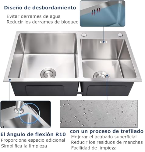 Opiniones y reviews de Grifos dobles para fregadero Top cinco. 18 Imagen adicional