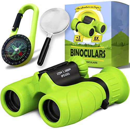 Promora Kids Binoculars - Powerful Magnification of 8 X 21 - The Perfect