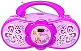 Radio AM/FM estéreo Barbie Lexibook RCD150BB-0 - Reproductor de CD y Cassette con Radio