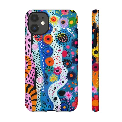Coque rigide iPhone 11 motif floral coloré pour sublimer votre style quotidien