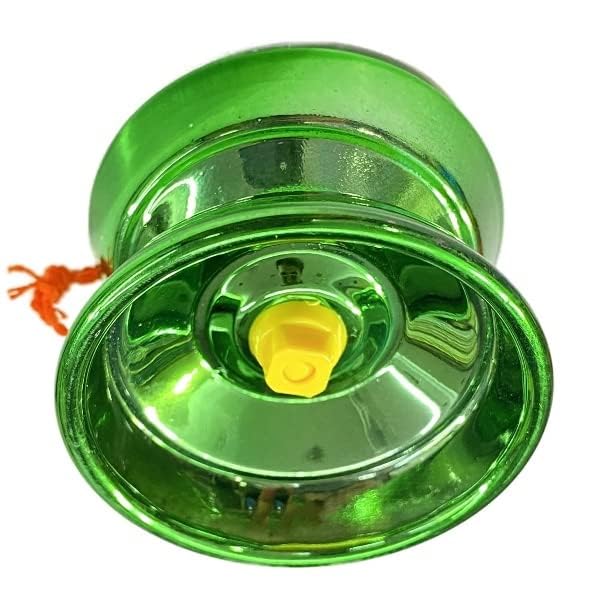 AMZING Professional Grade Yoyo for Beginners and Experts Responsive and Unresponsive Modes Durable Construction Smooth Spin and Stability Eye-Catching Design Suitable for All Ages (Pack of 2) (Green)
