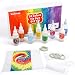 Vanstek Tie Dye DIY Kit, 20 Colors Tie Dye Shirt Fabric Dye for Women, Kids, Men, with Rubber Bands, Gloves, Plastic Film and Table Covers for Family Friends Groups Party Supplies