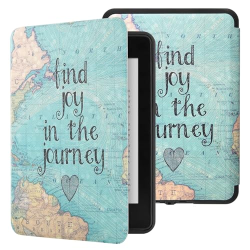 Image of MOCA Case for Kindle Paperwhite 12th Gen 7 inch (2024) & Kindle Colorsoft 7 inch (2025), Slim PU Leather Cover with Auto Wake /Sleep, Magnetic Closure, Lightweight (Find You)