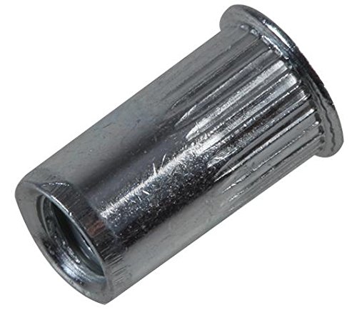 Tuerca de remache, Csk, Alu, M5, 1.0 3.5, Pk50, material de sujeción de aluminio, gama de productos CSK tuercas remachadas de aluminio, tamaño de rosca: M5, longitud externa, altura de 13 mm,
