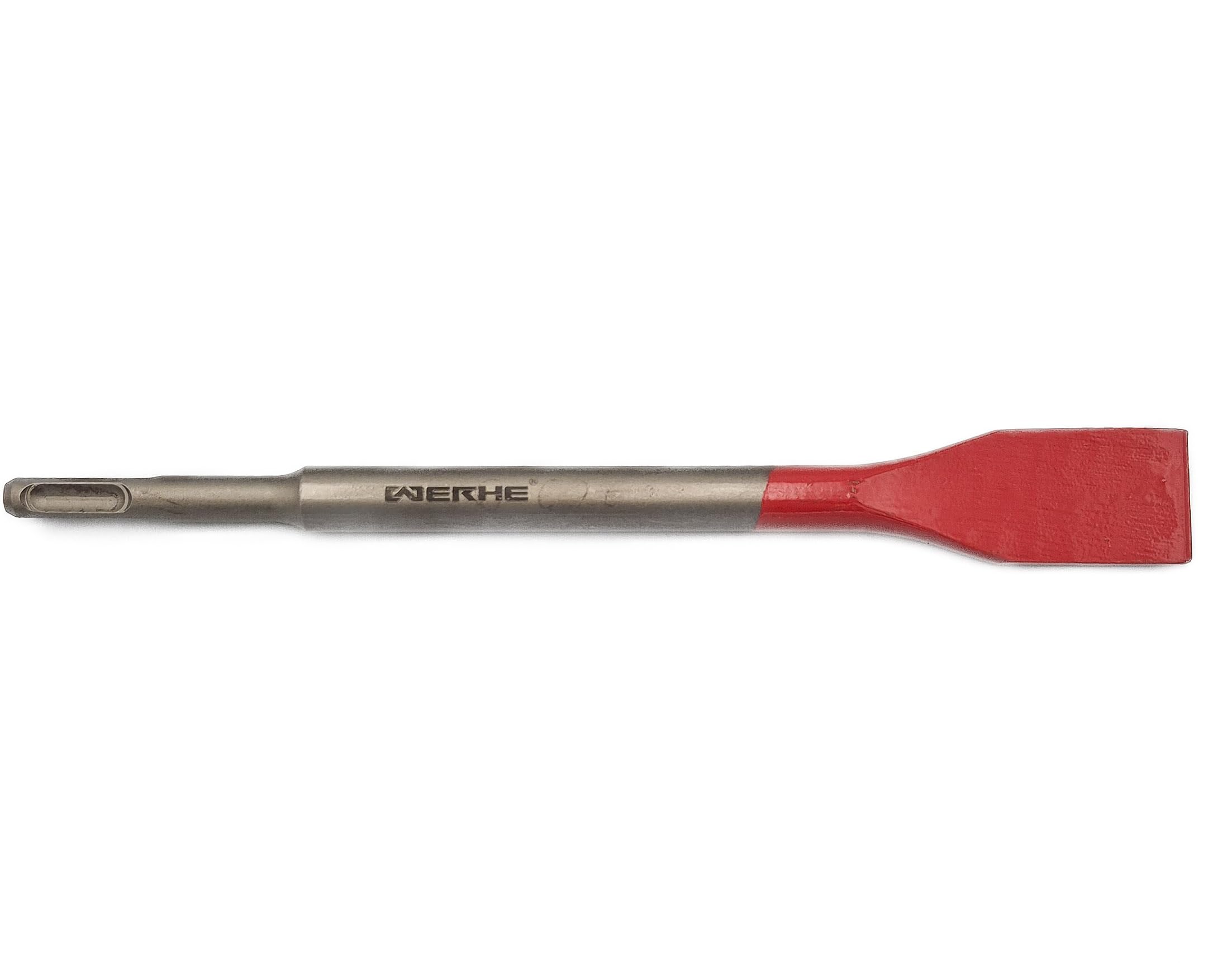 Scalpello WERHE SDS Plus 30 x 250 mm – Scalpello piatto per scalpellare calcestruzzo e rimozione piastrelle – Accessorio robusto per martelli perforatori e demolitori