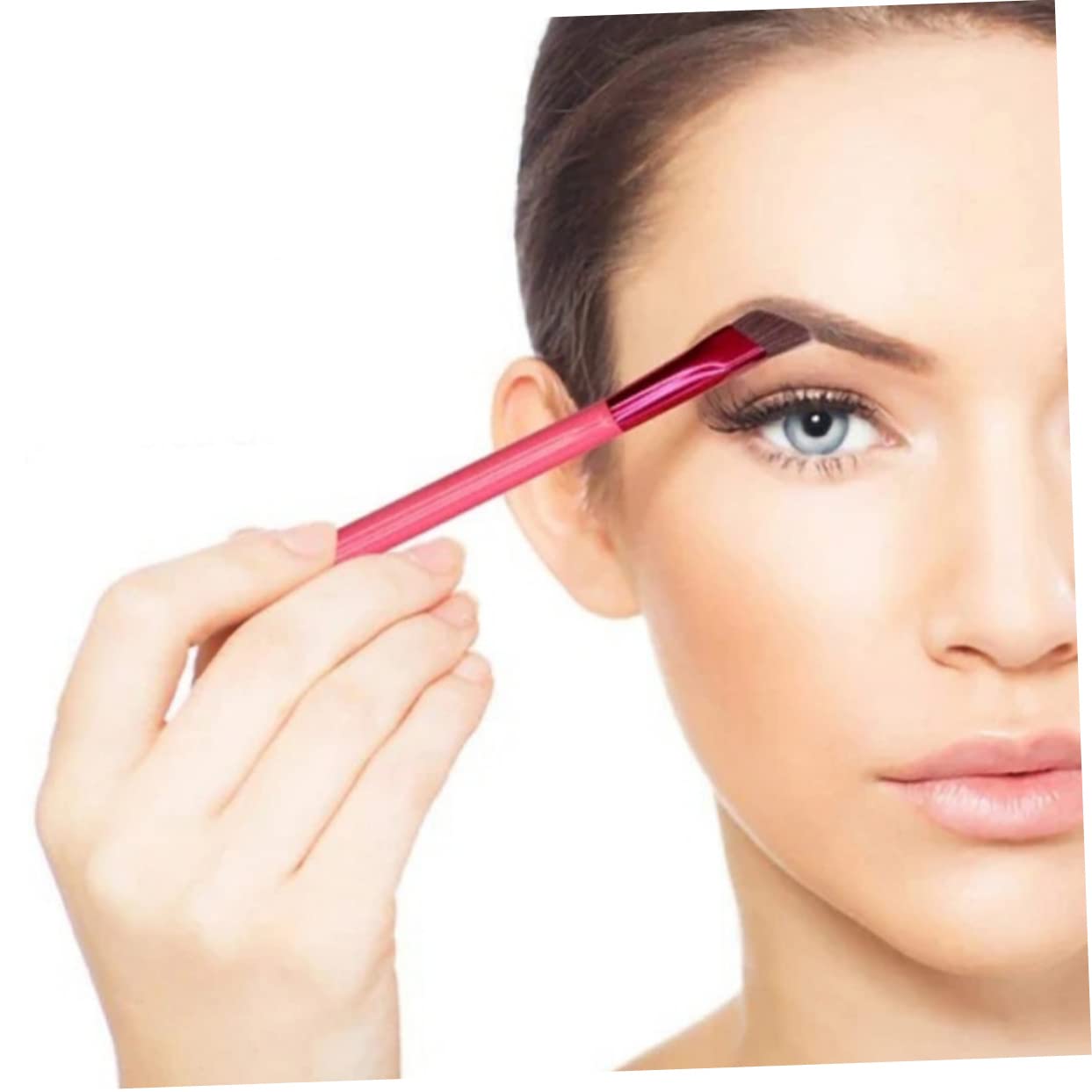 10 Pezzi Pennello Per Sopracciglia Pettine Per Sopracciglia Correttore Per Sopracciglia Sopracciglio Ad Angolo Pennello Per Eyeliner Mancare Trucco Pelliccia Sintetica