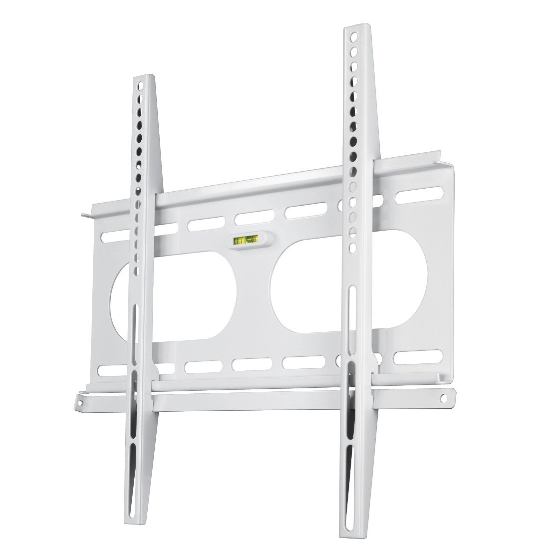 Hama Ultraslim Fixed TV Wall Mount (for screen diagonal from 81 to 142 cm (32 inches and 56 inches) for a maximum of 50 kg, VESA up to 400 x 400, 3 stars) White