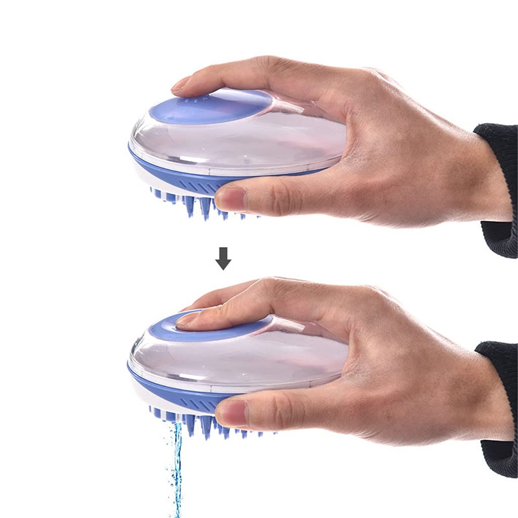 Cepillo de baño para Perros y Mascotas, Peine de Silicona para champú de SPA, Cepillo de Masaje, Peine para depilación de Ducha para Perros y Gatos, Herramienta de Limpieza y Aseo