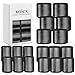 xnicx 18pcs Hair Roller Set Hair Curlers,Self-Grip Ceramic Ionic Thermal Hair Rollers,Velcro Rollers Curlers to Sleep In for Hair Blowout Look,Salon Quality Rollers for Long Short Hair Black