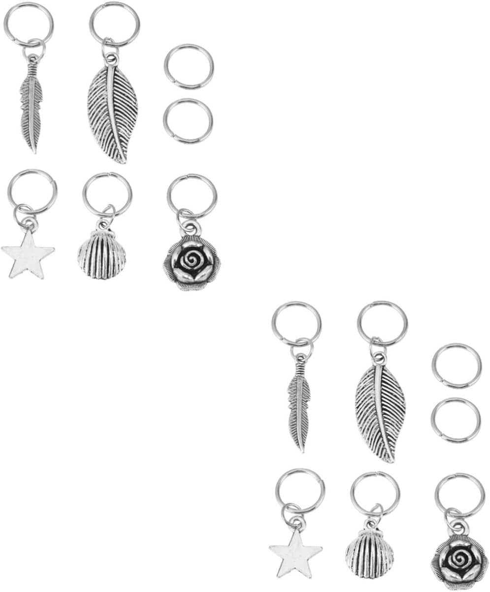 Spinki do włosów Spinki do włosów dla kobiet 105 szt. Akcesoria samochodowe Bling dla kobiet Włosy na warkocze Metalowe spinki do włosów do dredów Metalowe mankiety Pierścień do włosów Dekoracje DIY T