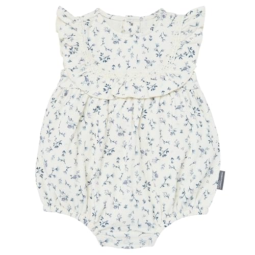 Image of Modern Moments by Gerber Baby Girls' Ruffle Bodice Bubble Romper