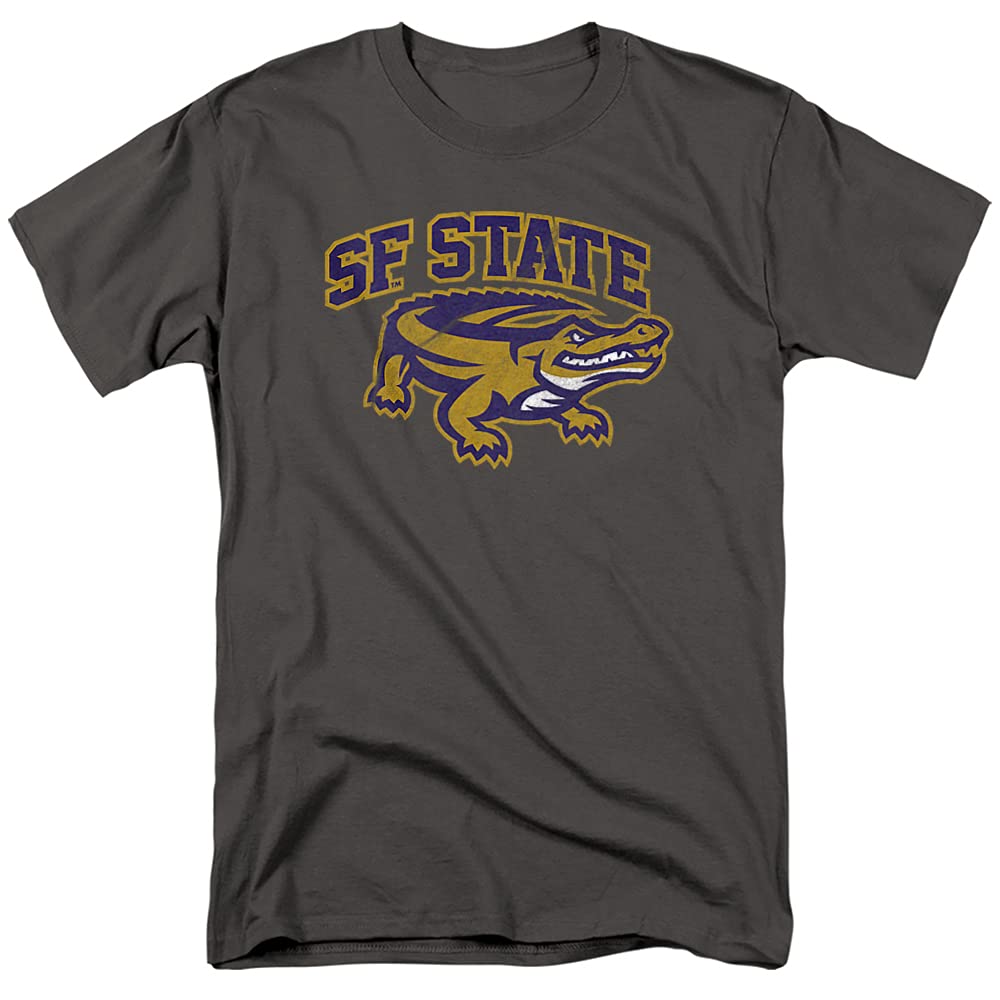 LOGOVISION Official Collegiate Distressed Primary Logo Adult T-Shirt Collection — view 319