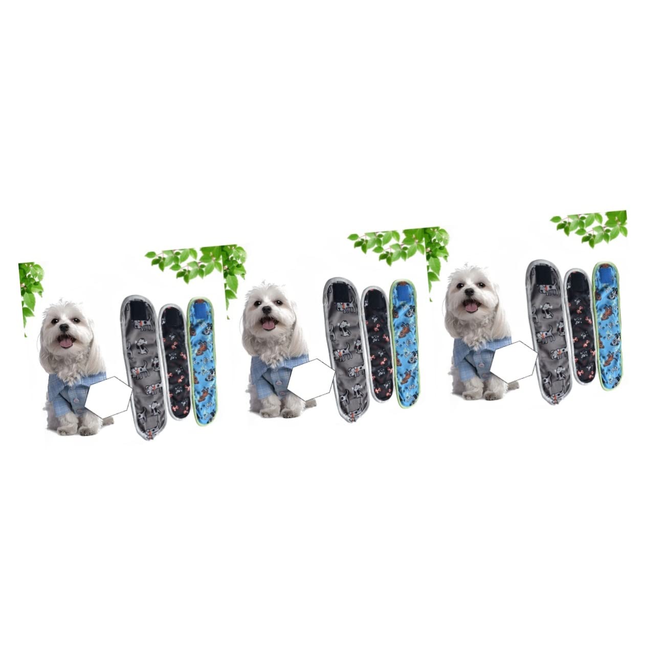 9 Piezas 10 Decoración De Jardín Zen Pañales Reutilizables para Perros Pañales para Perros Pañal De Perro Hembra Accesorios para Perros Cachorro Pañal Ropa Dibujos Animados