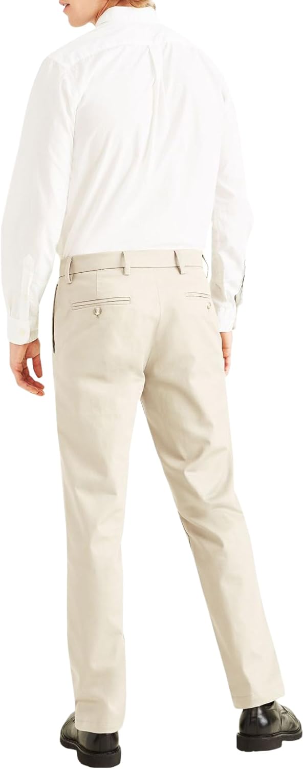 Dockers Men's Slim Fit Signature Khaki Lux Cotton Stretch Pants - Image 3