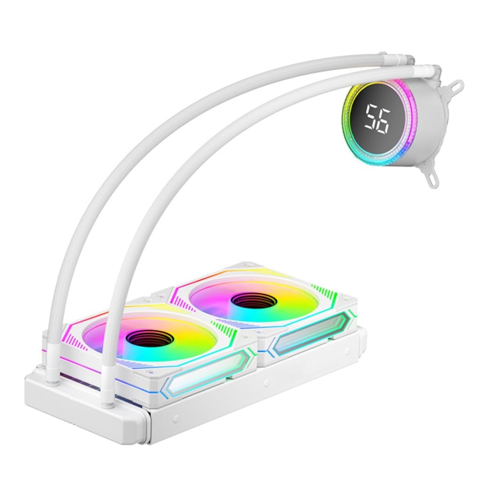 Parte del computer di raffreddamento ad acqua controllata PWM della temperatura controllata dei refrigeratori del CPU di ARGB