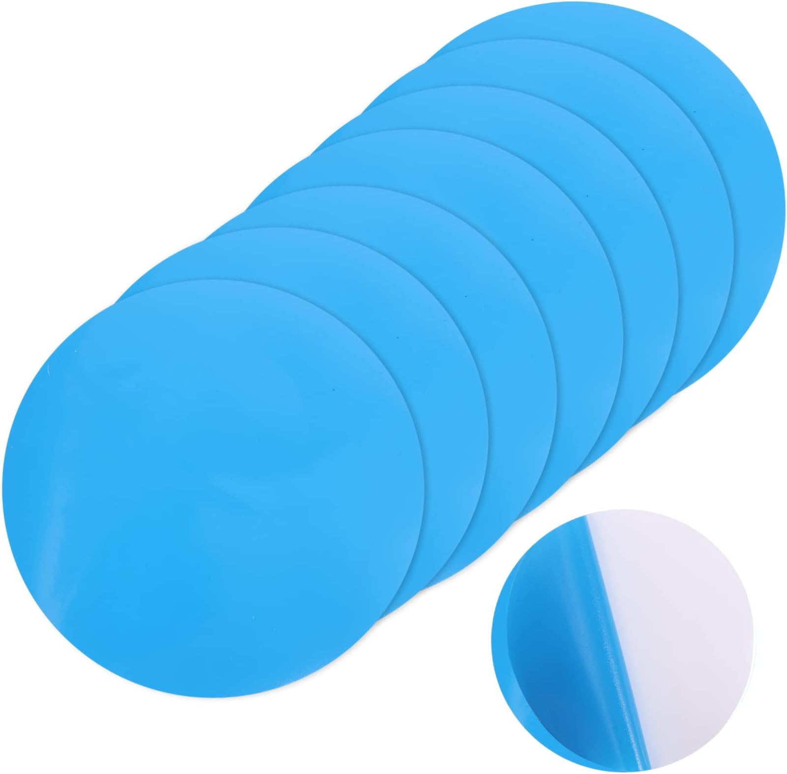 Generic 10pcs Pvc Repair Glue Air Mattresses Repair Patch Waterproof Repair Patch Repair Patch for Inflatable Products Inflatable Boats Repair Patches Swim Ring Repair Patch