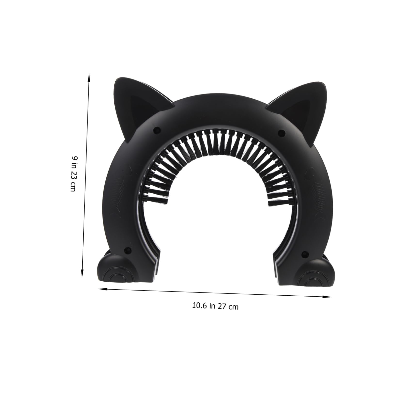 GALPADA Katzenklappe Katzen Haustiertür mit Bürstendesign ABS Katzen und Hundeklappe für Innentüren Ermöglicht und Auslass