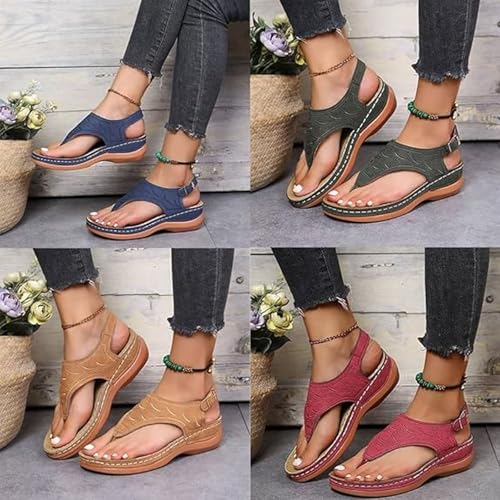 Libiyi Sandals Women, Libiyi New Summer Women's Sandals, Orthopedic Sandal for Women Dressy Summer, Wedges Sandal3