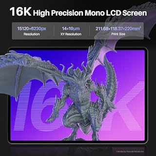 ELEGOO Saturn 4 Ultra 3D Printer, 10-inch 16K Mono LCD 3D Printing, Smart Heating Tank, New AI Camera with Light, Built-in Wi-Fi, MSLA Resin 3D Printer Large Size 211.68×118.37×220mm³