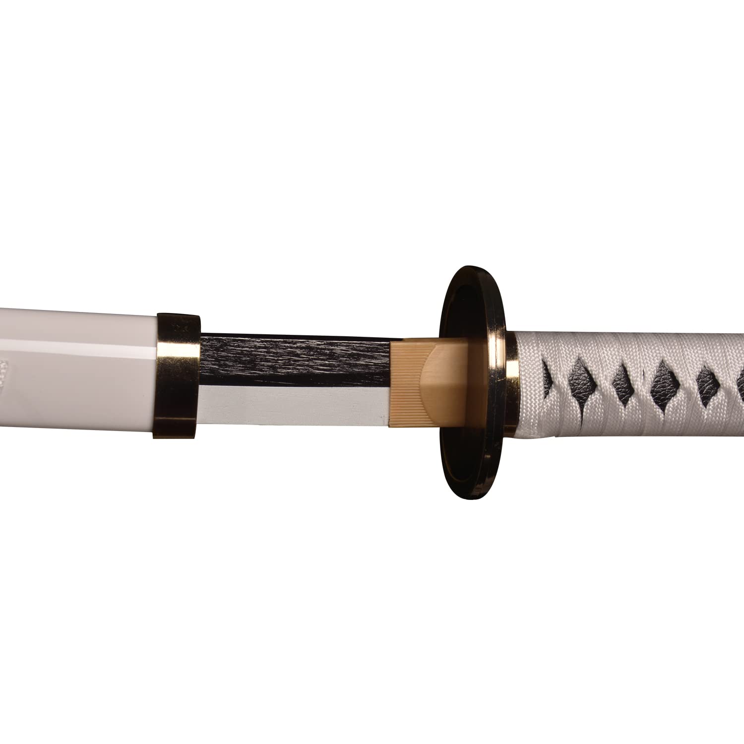 Kljhld Cosplay di Bambù Anime Spada - Set di Tre Pezzi Roronoa Zoro Katana: Shusui, Wado Ichimonji e Sandai Kitetsu - 103 cm/40 Pollici