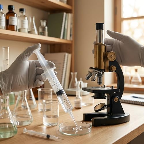 Satz von 30 Stück Flüssigkeitsspendern 10 ml, mit 21g Luer Slip (vorgemonteert), Flüssigkeitsspender aus hochwertigem Kunststoff, geeignet für Flüssigkeitsmessungen. (10 ml / 30 Stück)