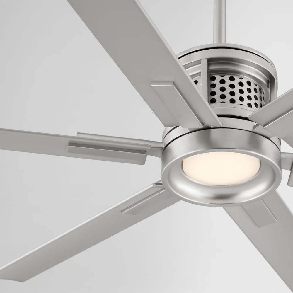 Amazon.com: Quorum Zeus Patio Fan in Satin Nickel… : Tools & Home