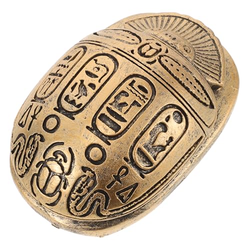 Garneck Scarabée égyptien Ornements Figure Amulette Unique pour la et Le Sculpture décorative 8,3 x 5,5 x 3 cm