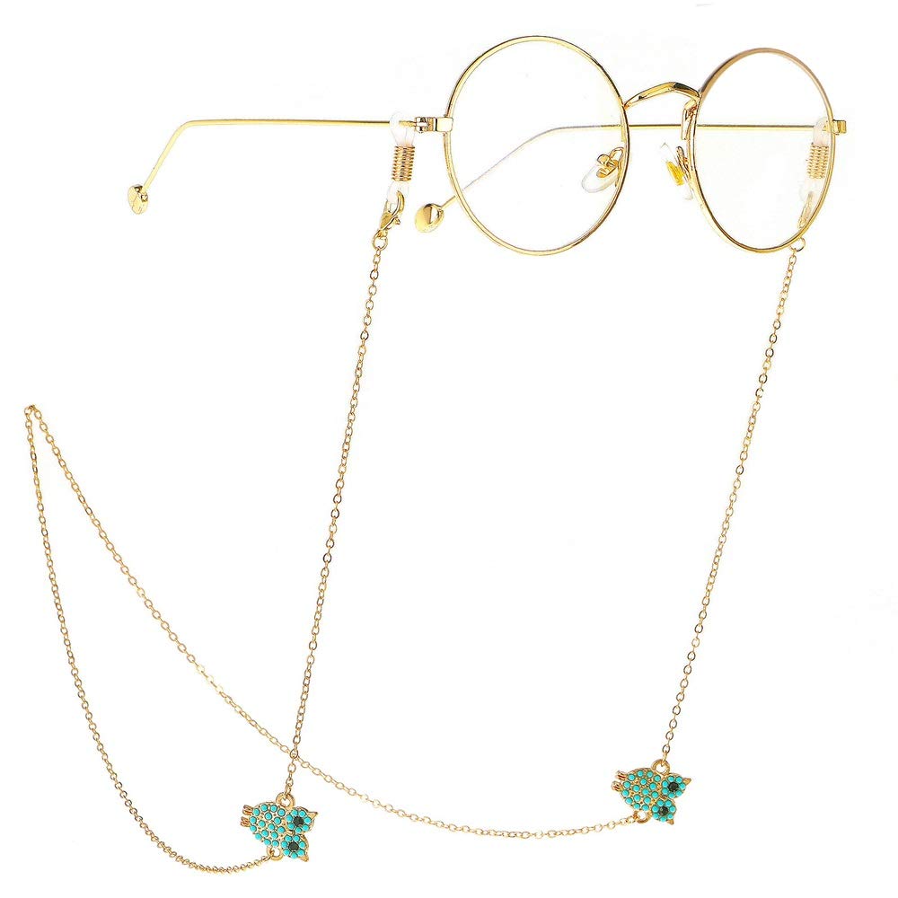 Cadena de Gafas Vidrios Del Metal De Acero Inoxidable Encadenan Fácil Hembra Llevar Y Usar para Mujeres