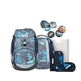 ergobag pack Set ergonomischer Schulrucksack, Set 6-teilig