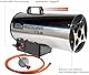 Güde 85006 Gasheizgebläse GGH 17 INOX (17kW, Edelstahlbrenner, Edelstahlgehäuse, Schlauch 1,5 m, Druckminderer)
