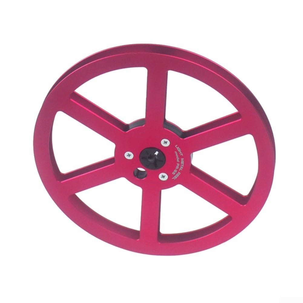 Bobine vide 17,8 cm 6 trous stabilité du son en alu rouge