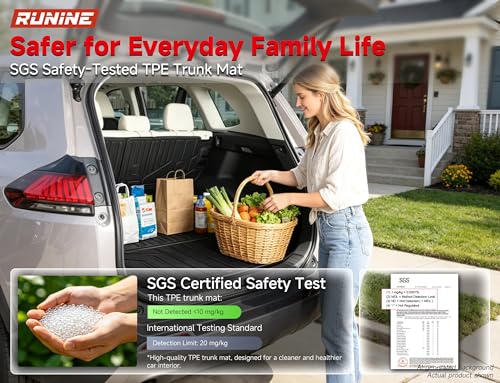 Image of Floor Mats for Ford Bronco 4-Door 2021-2024 2025 2026(Not for 2 Door&Sport), Cargo Liner Set, Heavy Mud & Off-Road Protection with 3D Waterproof High-Edge & Anti-Slip Retention System