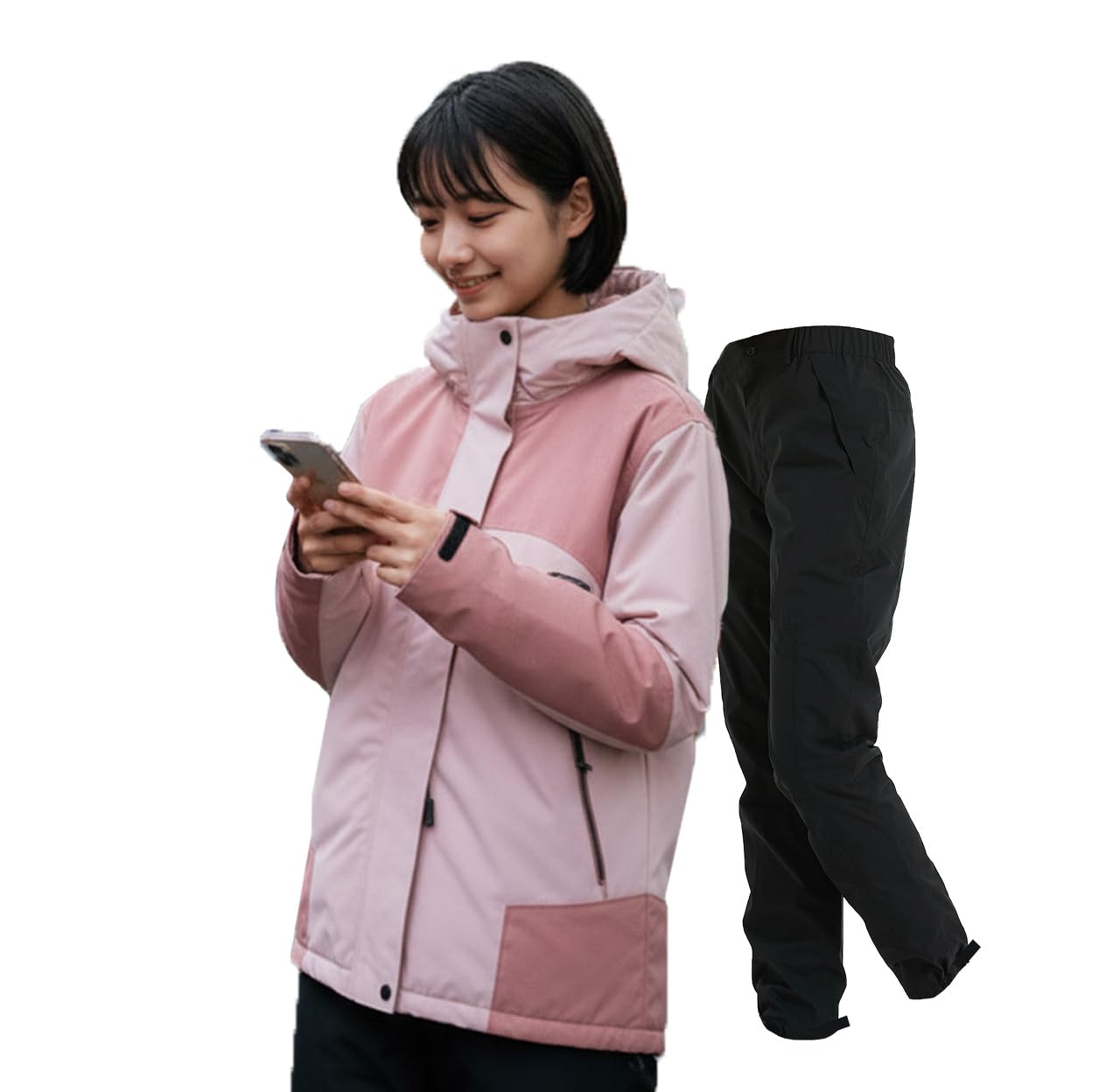 Amazon | [アラシヤマ] レインコート レディース ゴルフ レインウェア