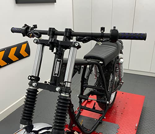 Moto Mano Grips per 22mm 7/8 Manubrio - Nero &