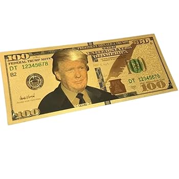 Amazon.co.jp: ゴールドトランプドル紙幣、ドナルド・トランプ