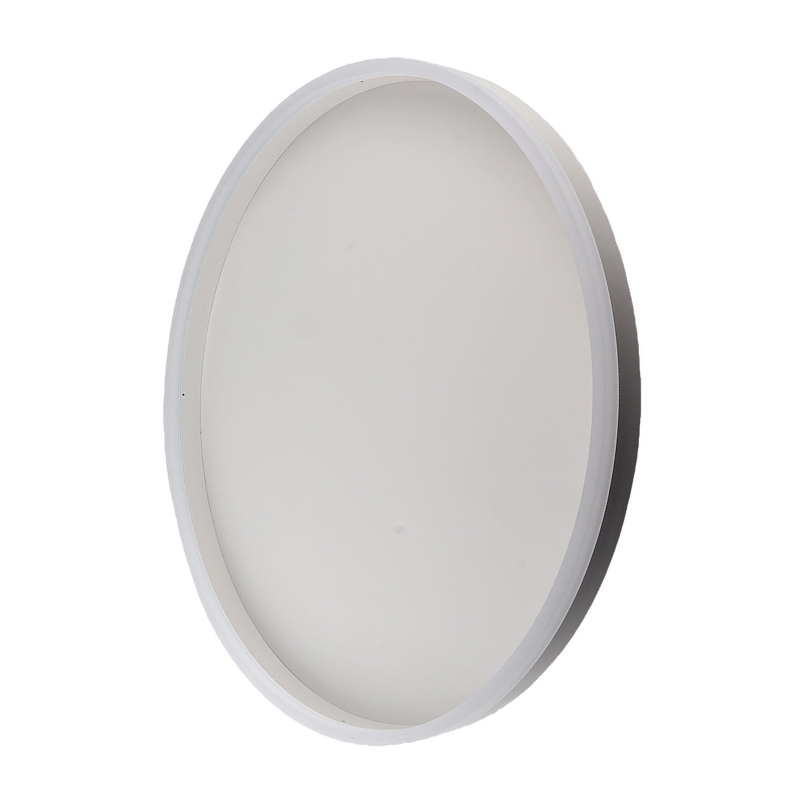 lampas Sufitowa LED do Montażu Podtynkowego, z możliwością (WHITE) | Pilot i Aplikacja, 3 Temperatury Barwowe, CRI90+, do Salonu, Sypialni, Przedpokoju, Kuchni, Okrągłe