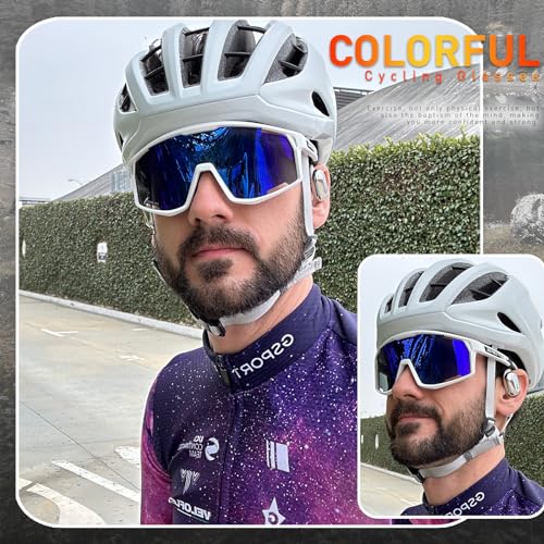 KAPVOE Baseball Glasses Polarized Cycling Glasses for Men Women Sports Sunglasses UV400 Protection for Running MTB Golf K180 — view 2