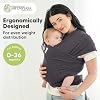 KeaBabies Baby Wrap Carrier and Diaper Bag Backpack - All in 1 Original Breathable Baby Sling, Lightweight,Hands Free Baby Carrier Sling - Waterproof Multi Function Baby Travel Bags, Baby Carrier Wrap