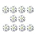 10W CREE XML XML2 Chip LED singolo , diodo emettitore LED con PCB da 20 mm, Bianco freddo 6000K, 10 pezzi